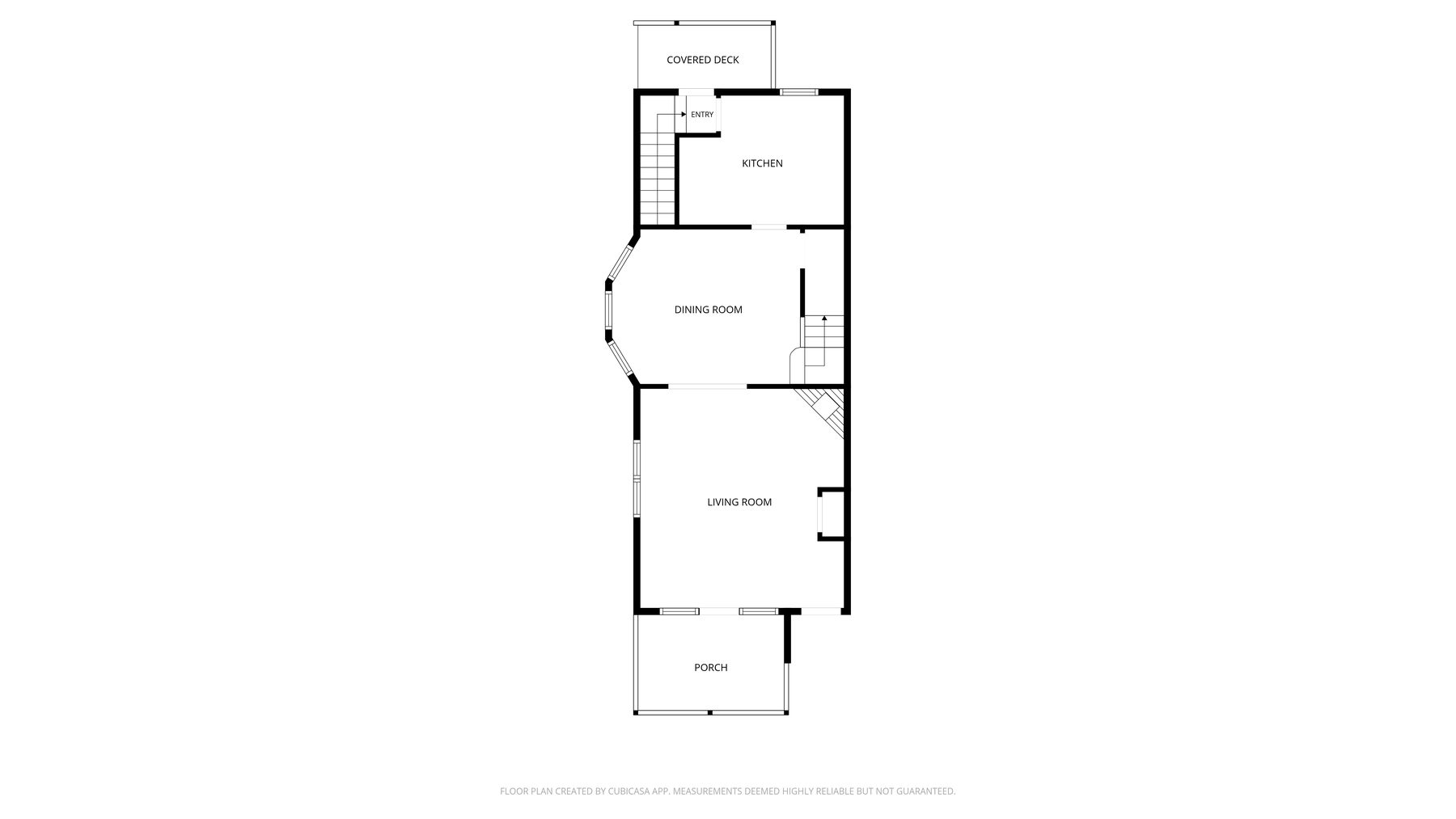 135 Redfield Place - first-floor plan