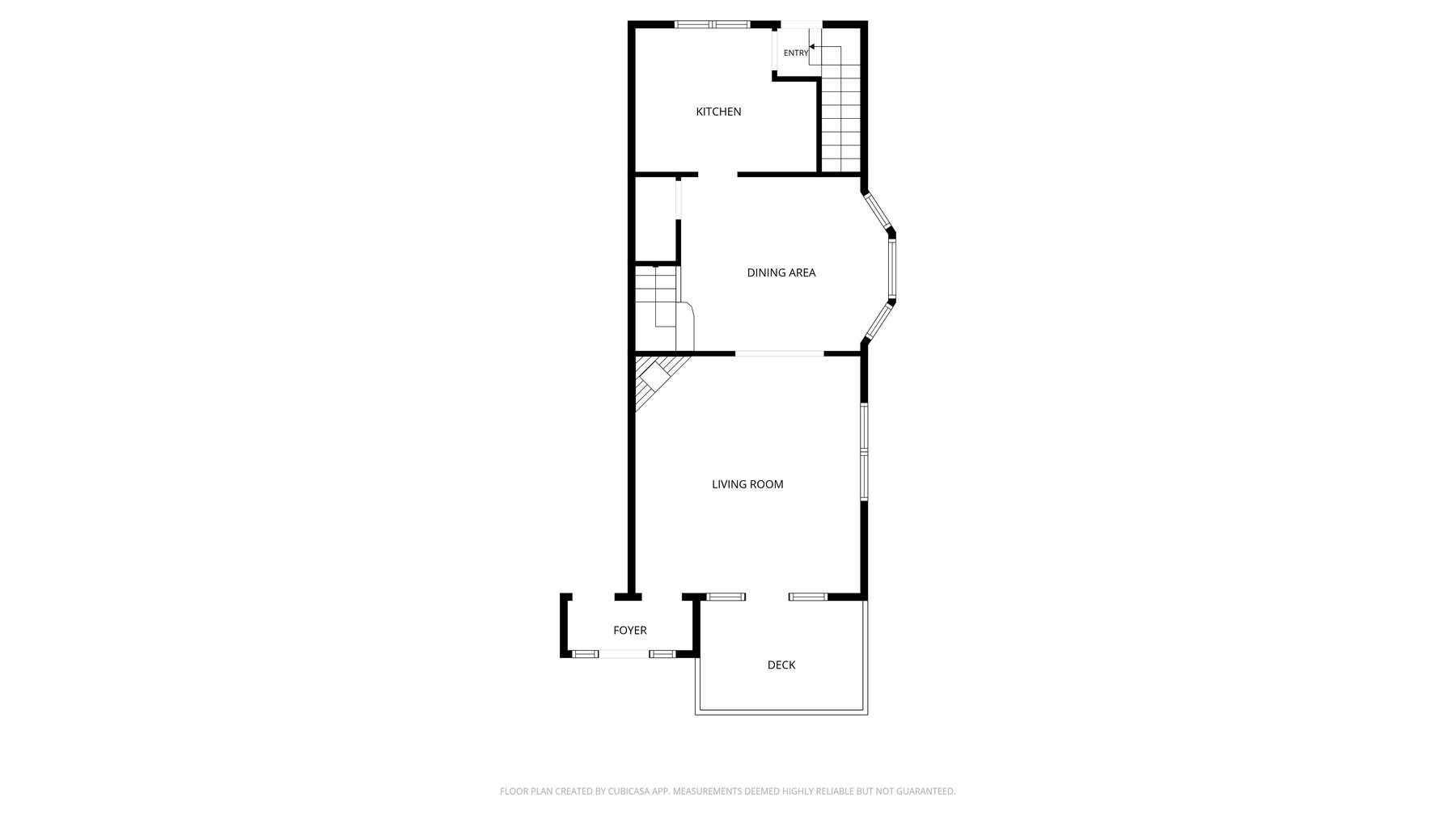 137 Redfield Place - first-floor plan