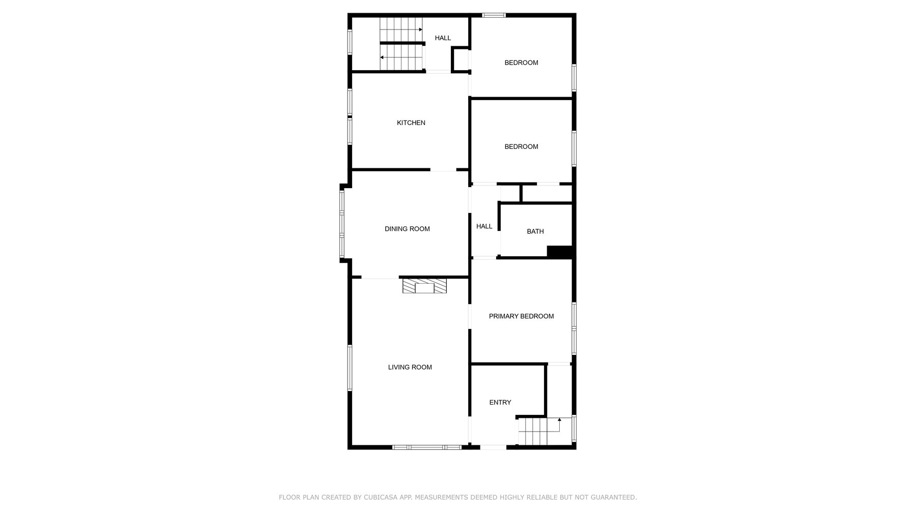 825 Ackerman Avenue - second-floor plan