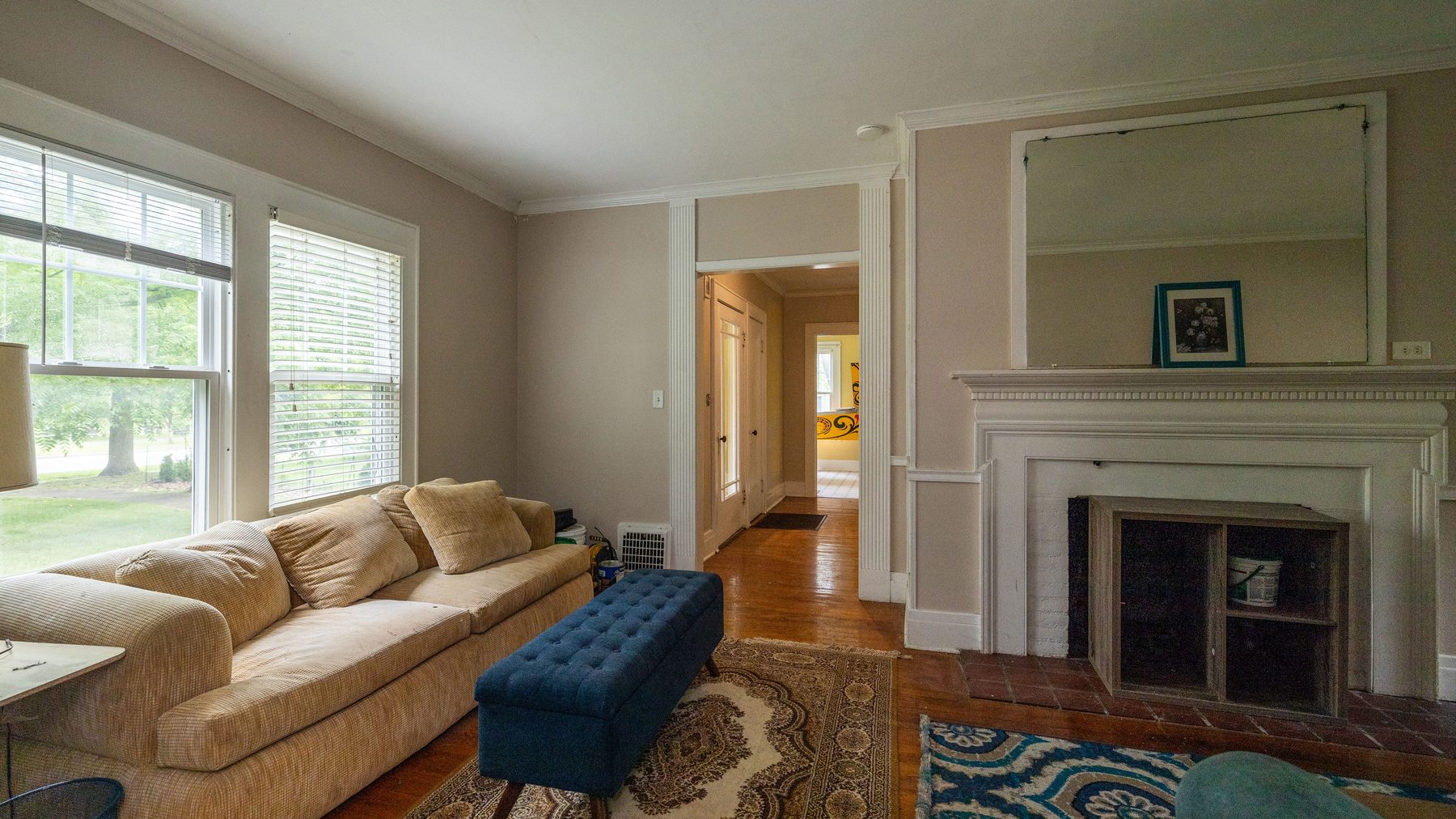 941 Comstock Avenue - second living area with fireplace